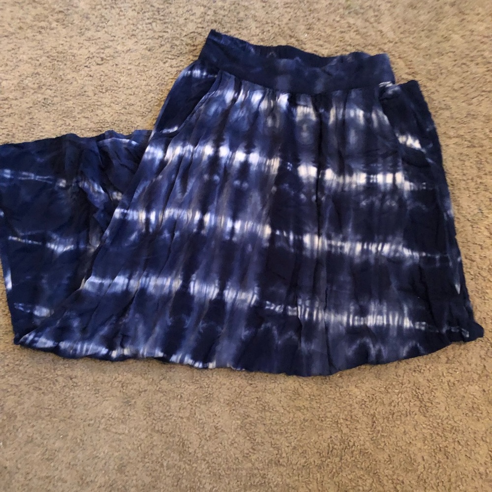 Boho Tye Dye Maxi Skirt